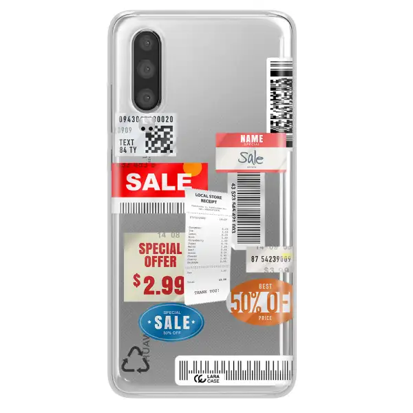 Sale Stickers Huawei P30 Clear TPU Case