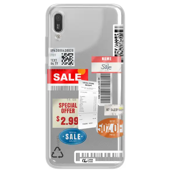 Sale Stickers Huawei Y6 Pro 2019 Clear TPU Case
