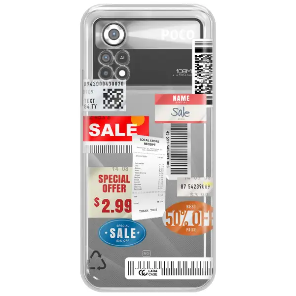 Sale Stickers Xiaomi Poco X4 Pro Clear TPU Case
