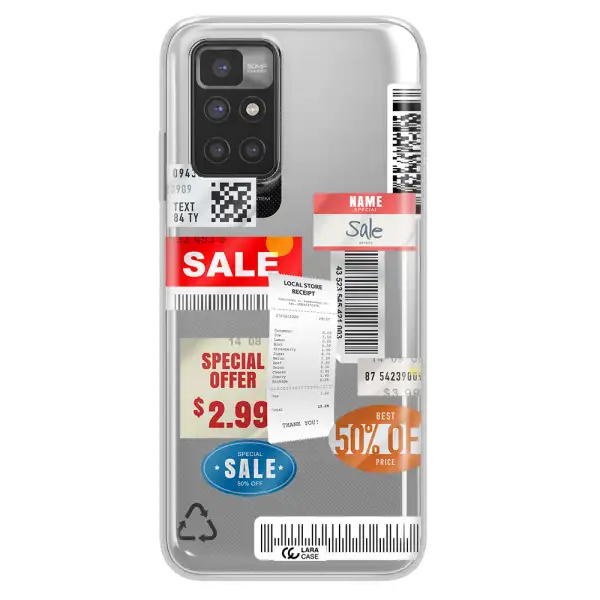 Sale Stickers Xiaomi Redmi 10 Clear TPU Case