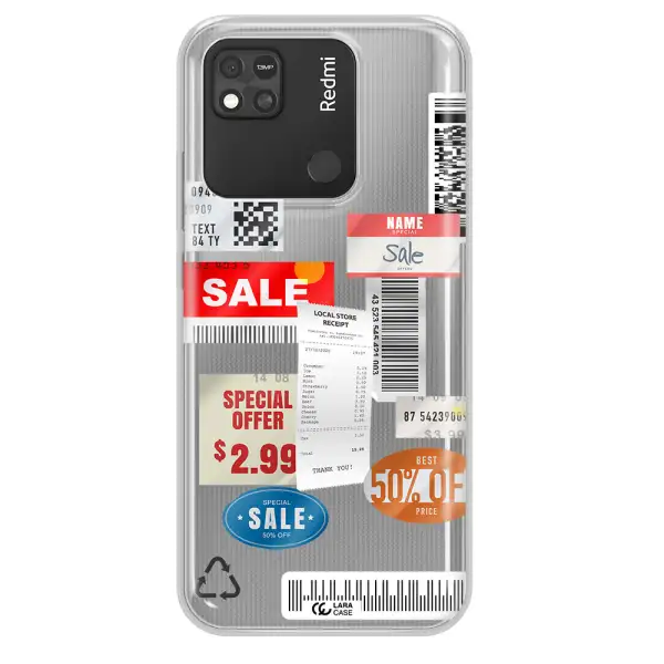 Sale Stickers Xiaomi Redmi 10A Clear TPU Case