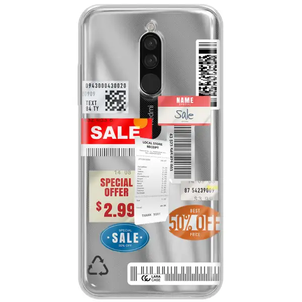Sale Stickers Xiaomi Redmi 8 Clear Tpu Case