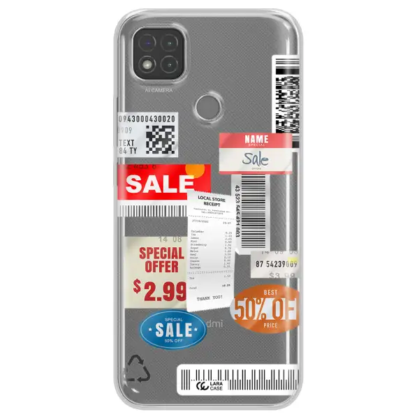 Sale Stickers Xiaomi Redmi 9C Clear TPU Case