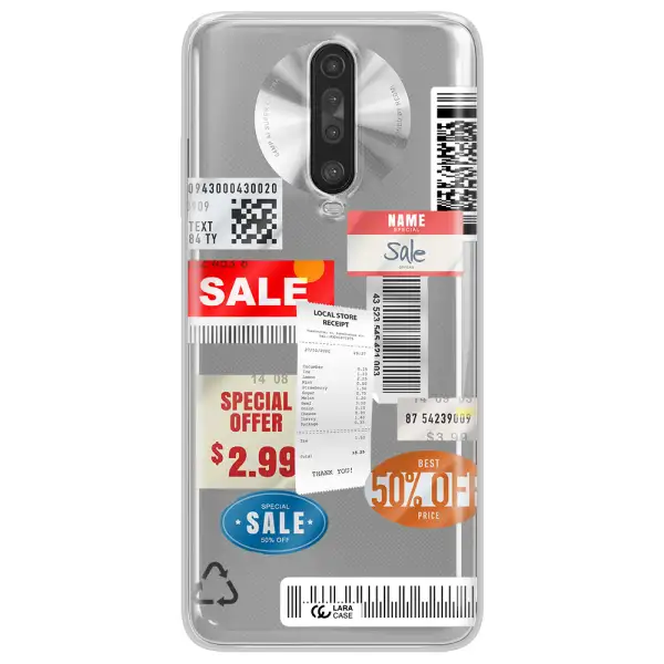 Sale Stickers Xiaomi Redmi K30 Clear TPU Case