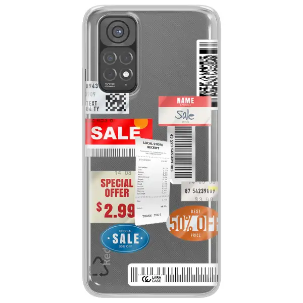 Sale Stickers Xiaomi Redmi Note 11 Clear TPU Case