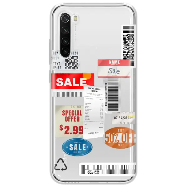 Sale Stickers Xiaomi Redmi Note 8T Clear Tpu Case