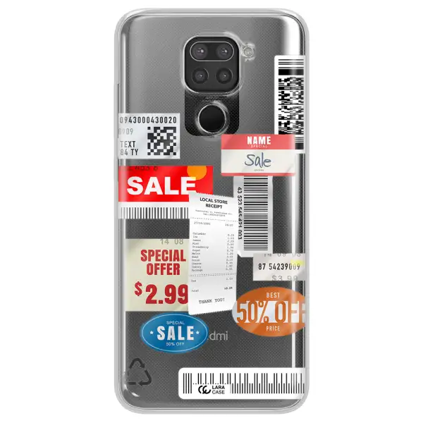 Sale Stickers Xiaomi Redmi Note 9 Clear TPU Case