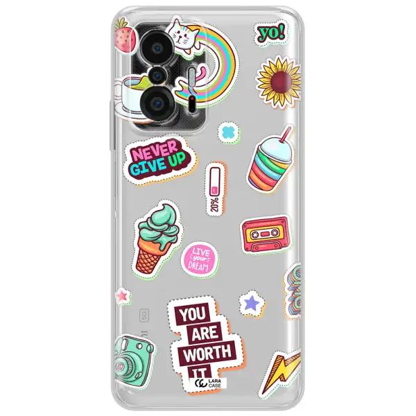 Summer Stickers Xiaomi 11T Clear Tpu Case