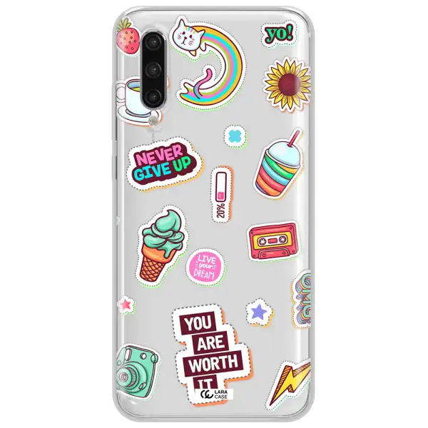 Summer Stickers Xiaomi Mi 9 Lite Clear Tpu Case