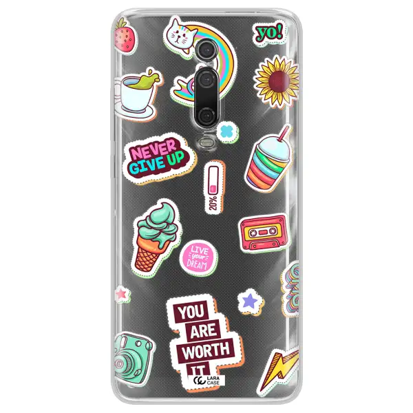 Summer Stickers Xiaomi Redmi K20 Clear Tpu Case