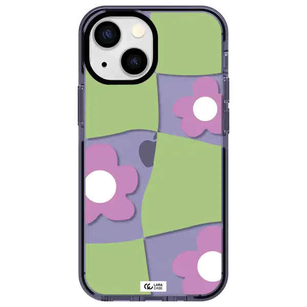 Five Petal Purple Flower Apple iPhone 13 mini impact Lilac Case