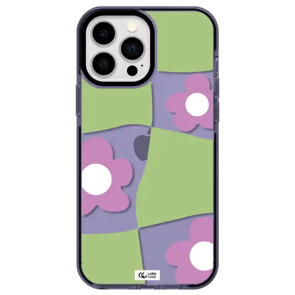 Five Petal Purple Flower Apple iPhone 13 Pro Max impact Lilac Case