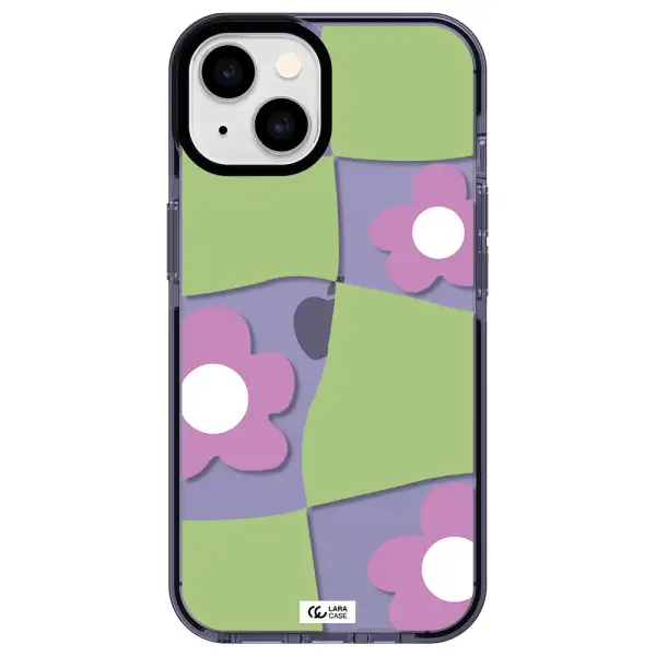 Five Petal Purple Flower Apple iPhone 14 impact Lilac Case