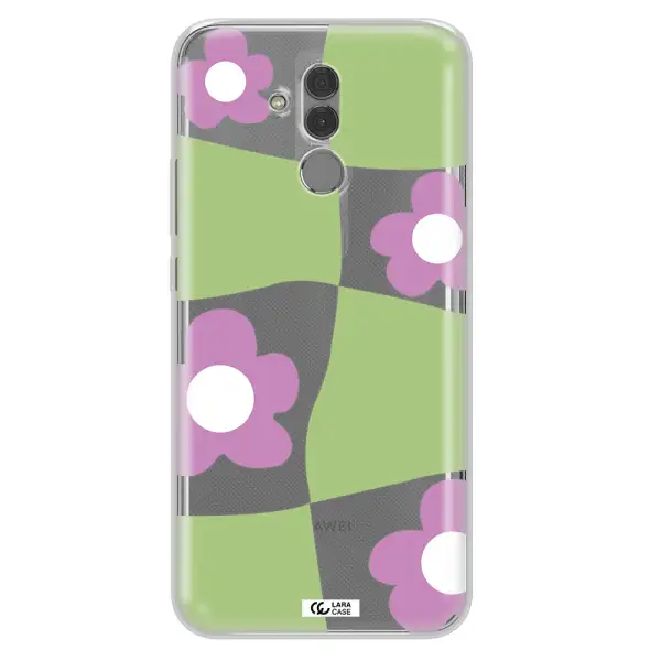 Five Petal Purple Flower Huawei Mate 20 Lite Clear TPU Case