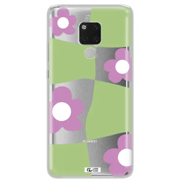 Five Petal Purple Flower Huawei Mate 20X Clear TPU Case