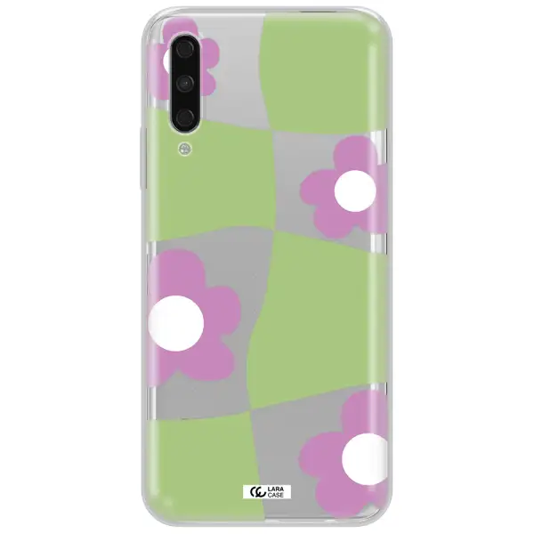 Five Petal Purple Flower Huawei Y9S Clear Tpu Case