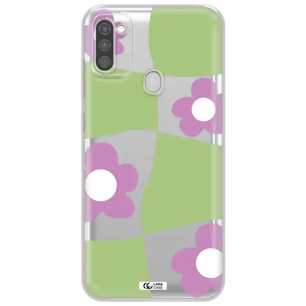 Five Petal Purple Flower Samsung M11 Clear TPU Case