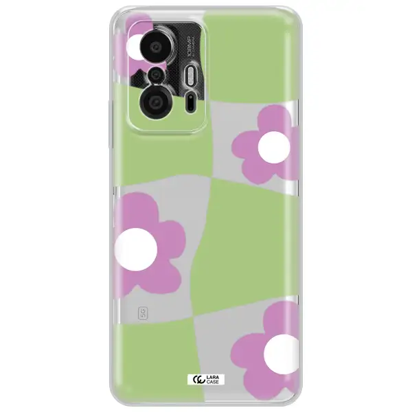 Five Petal Purple Flower Xiaomi 11T Pro Clear Tpu Case