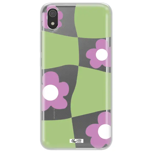 Five Petal Purple Flower Xiaomi Redmi 7A Clear TPU Case