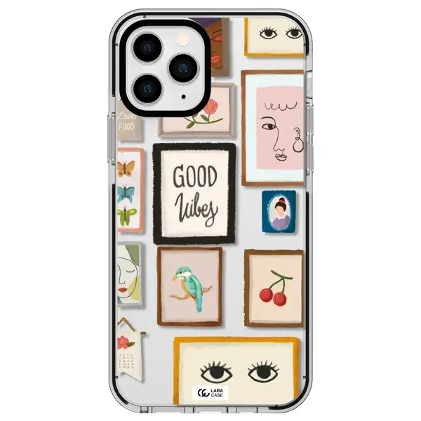 Photo Frames Apple iPhone 11 pro impact black border Case