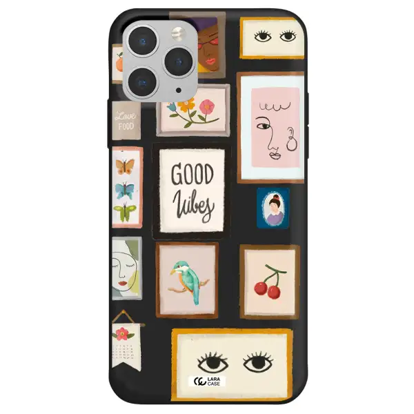 Photo Frames Apple iPhone 11 pro max Silicone black Case