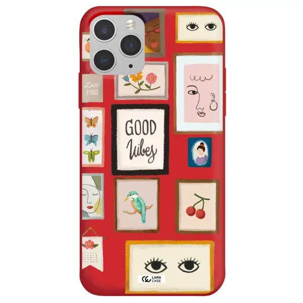 Photo Frames Apple iPhone 11 pro max Silicone Imperial Red Case
