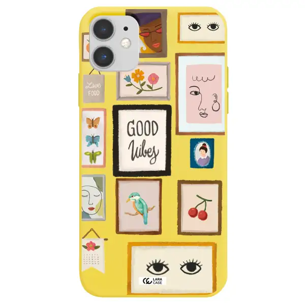 Photo Frames Apple iPhone 11 Silicone canary yellow Case