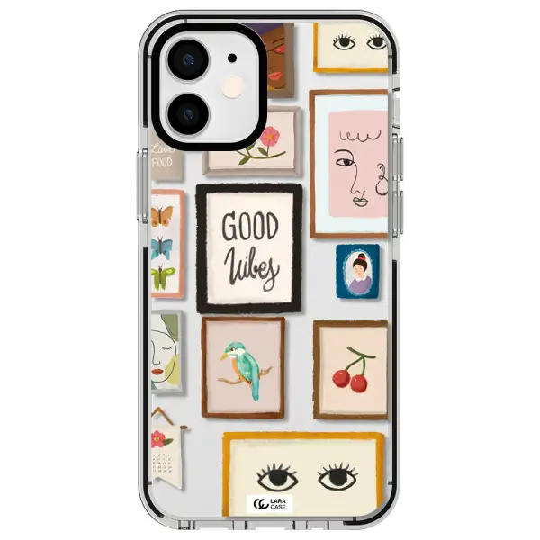 Photo Frames Apple iPhone 12 mini impact black border Case