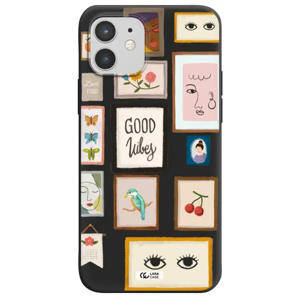 Photo Frames Apple iPhone 12 mini Silicone black Case