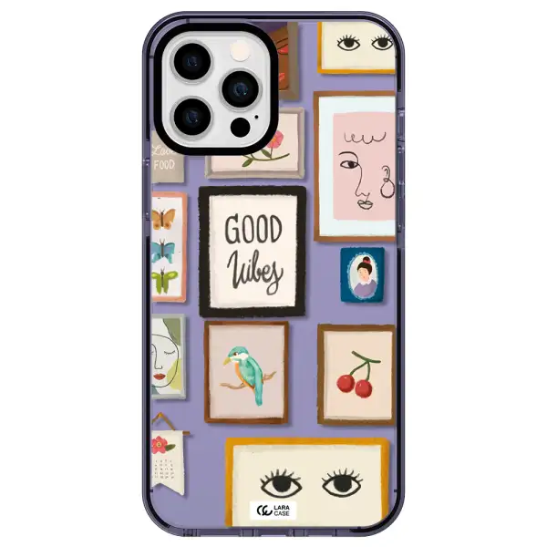 Photo Frames Apple iPhone 12 pro max impact Lilac Case