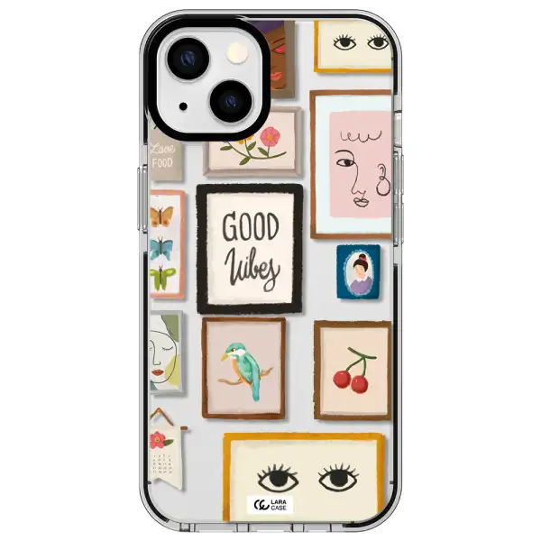 Photo Frames Apple iPhone 13 impact black border Case