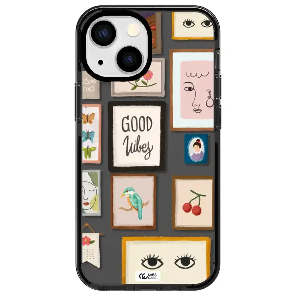 Photo Frames Apple iPhone 13 mini impact Smoke Black Case