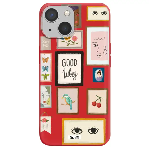 Photo Frames Apple iPhone 13 mini Silicone Imperial Red Case