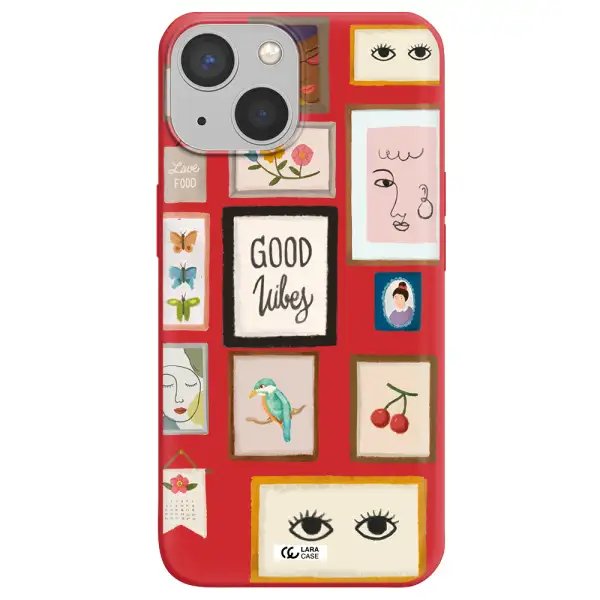 Photo Frames Apple iPhone 13 Silicone Imperial Red Case