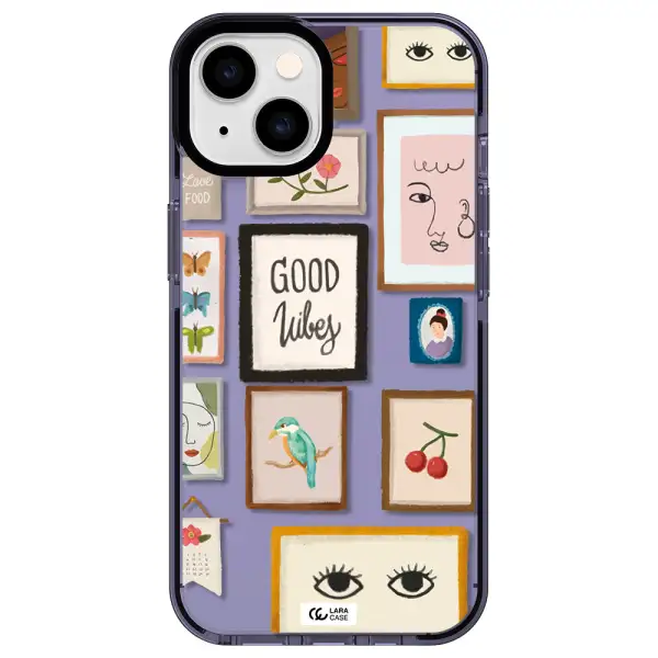 Photo Frames Apple iPhone 14 impact Lilac Case