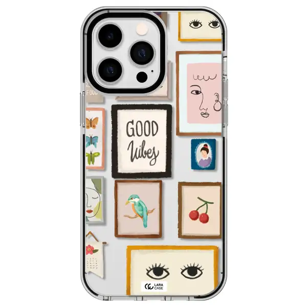 Photo Frames Apple iPhone 15 Pro impact black border Case