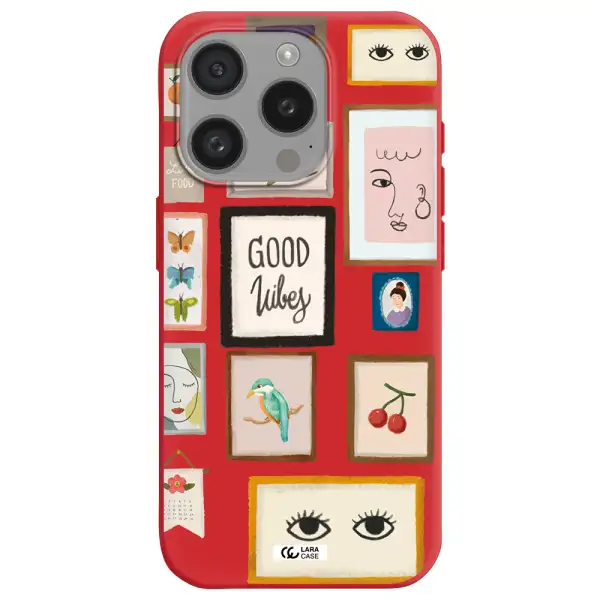 Photo Frames Apple Iphone 15 Pro Silicone Imperial Red Case
