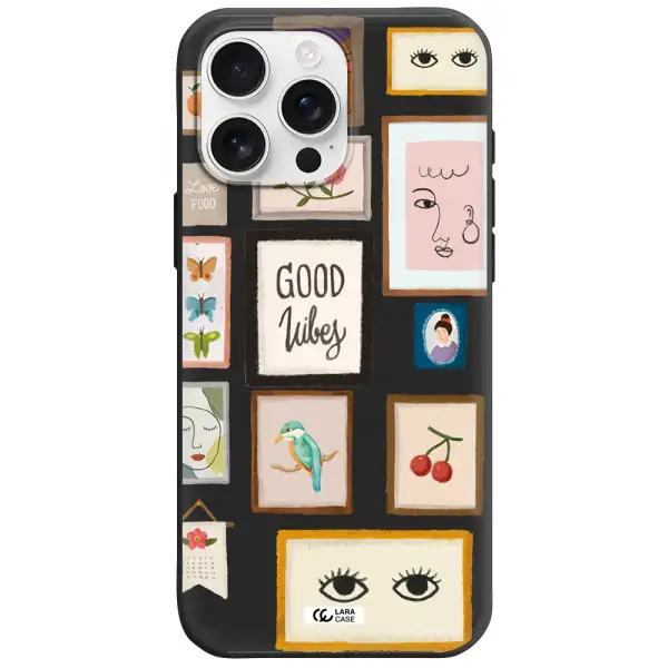 Photo Frames Apple Iphone 16 Pro Max Silicone Black Case