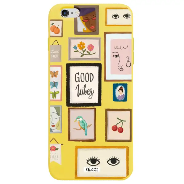 Photo Frames Apple iPhone 6 s plus Silicone canary yellow Case