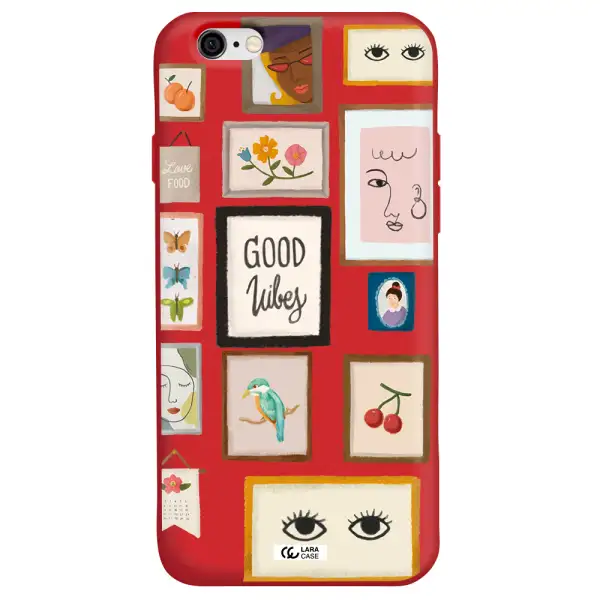 Photo Frames Apple iPhone 6 Silicone Imperial Red Case