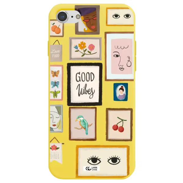 Photo Frames Apple iPhone 7 Silicone canary yellow Case