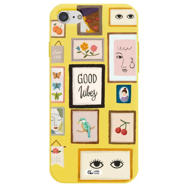 Photo Frames Apple iPhone 8 Silicone canary yellow Case