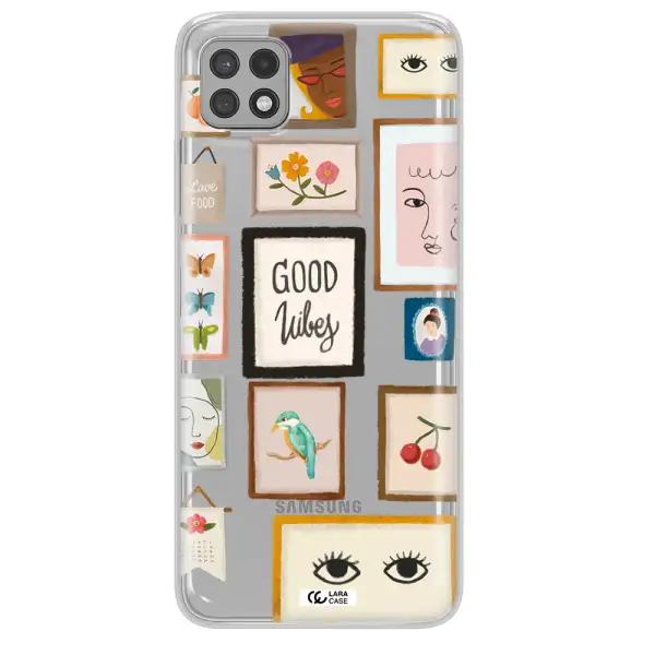 Photo Frames Samsung A22 5g Clear TPU Case
