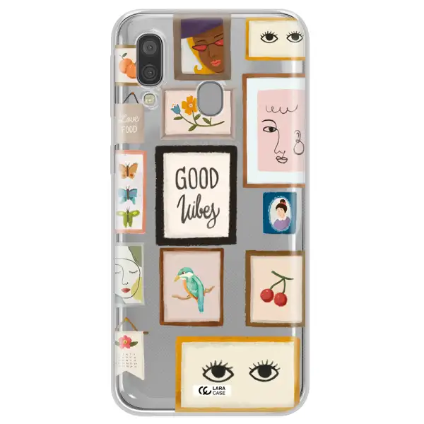 Photo Frames Samsung A40 Clear TPU Case