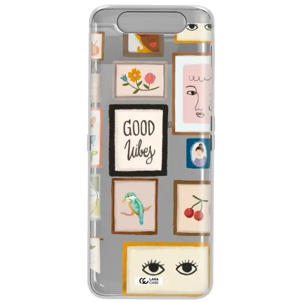Photo Frames Samsung A80 Clear TPU Case