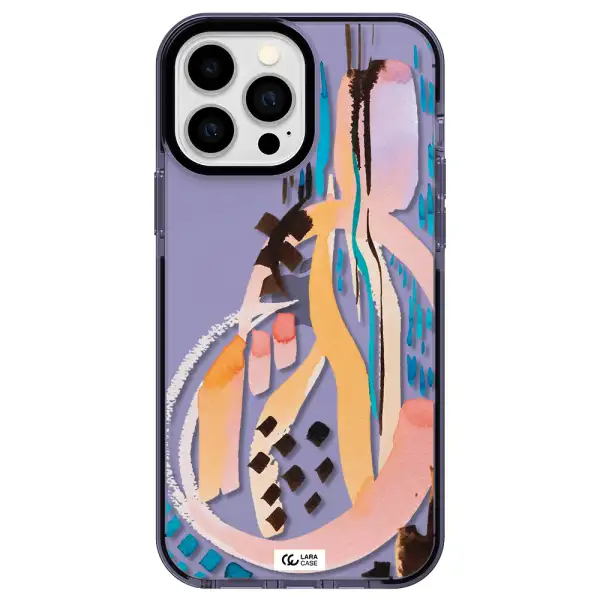 Watercolor Brush Paint Apple iPhone 13 Pro Max impact Lilac Case