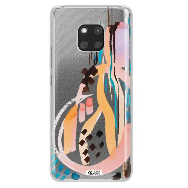 Watercolor Brush Paint Huawei Mate 20 Pro Clear TPU Case