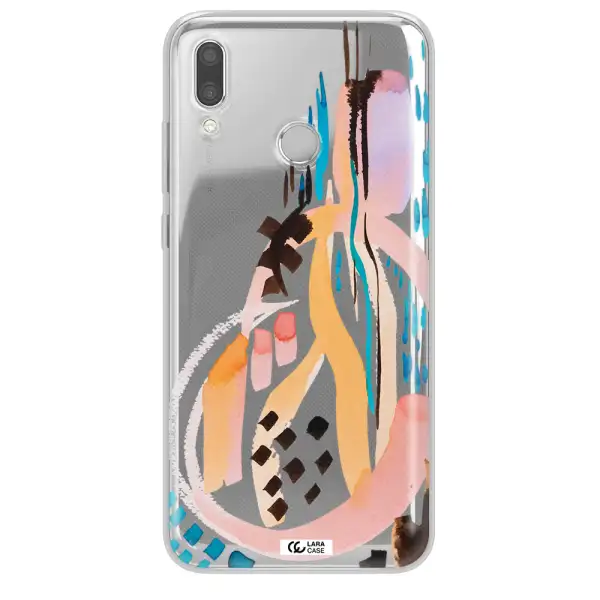 Watercolor Brush Paint Huawei P Smart 2019 Clear TPU Case