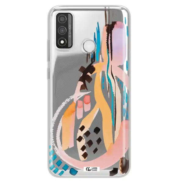 Watercolor Brush Paint Huawei P Smart 2020 Clear TPU Case
