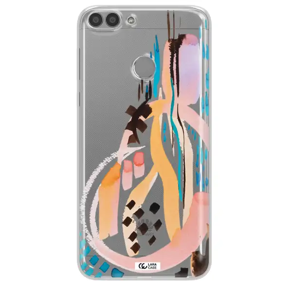 Watercolor Brush Paint Huawei P Smart Clear TPU Case